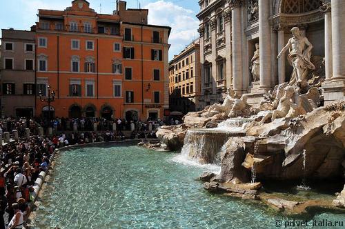 Фото Рима: фонтан Треви в Риме