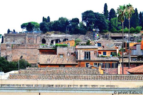 фото рима - крыши домов в Риме