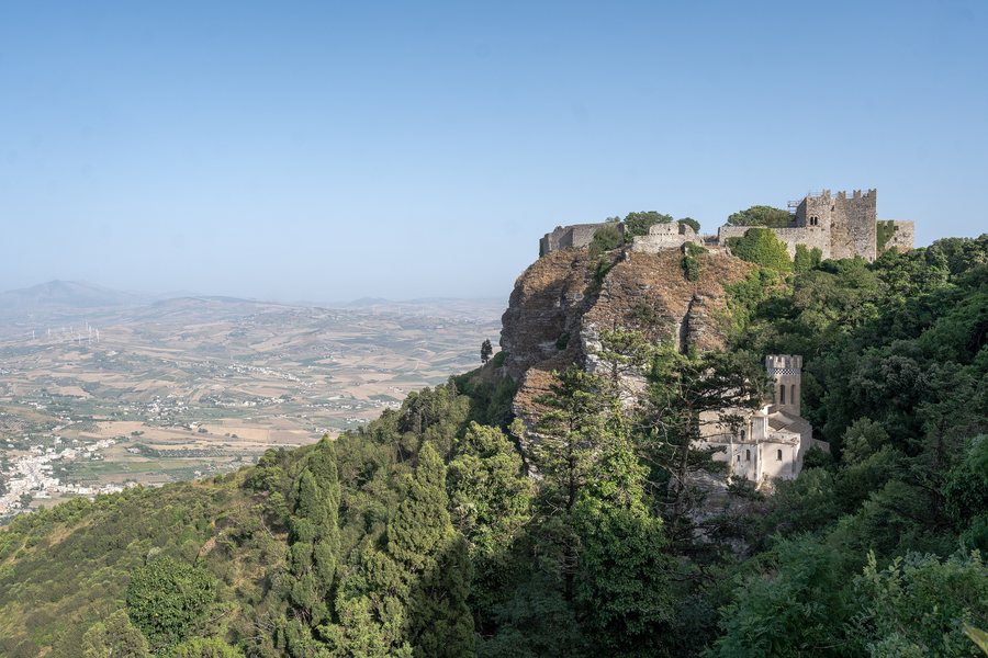 File:Castle of Balio, Torretta Pepoli, Erice, Trapani province, Italy, july 2023.jpg