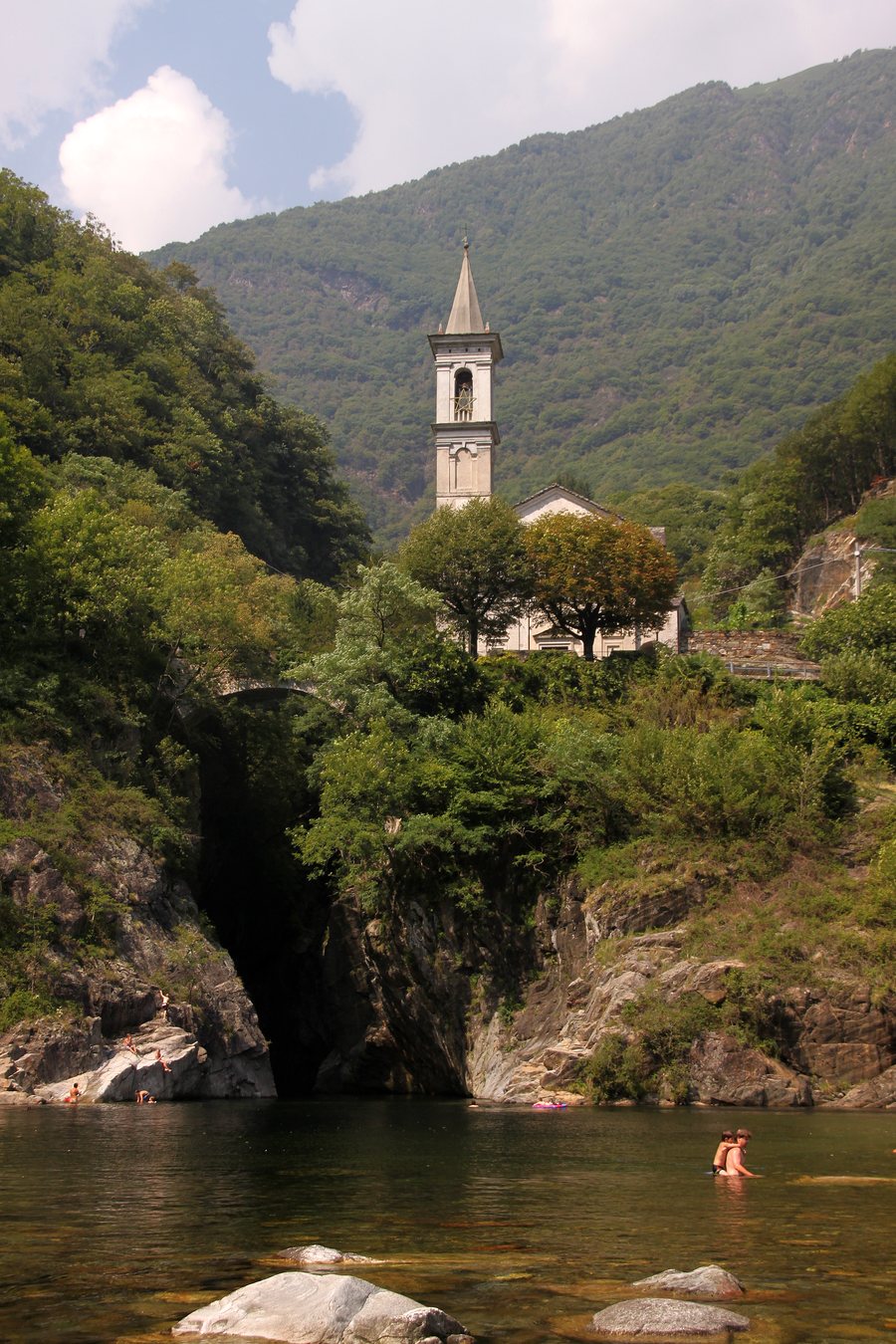 File:Cannobio - Church of Sant'Anna above the Cannobino river 1484.jpg