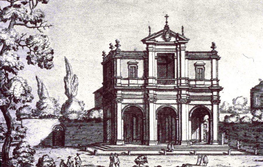 File:Facciata della Chiesa di S. Bibiana. Incisione settecentesca - Archivio Accademia delle Scienze Torino, Millon 64 05 034.jpg