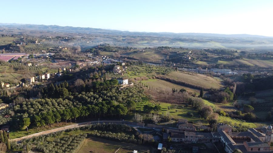 File:View from the Certosa on Maggiano, village in Siena, Italy.jpg